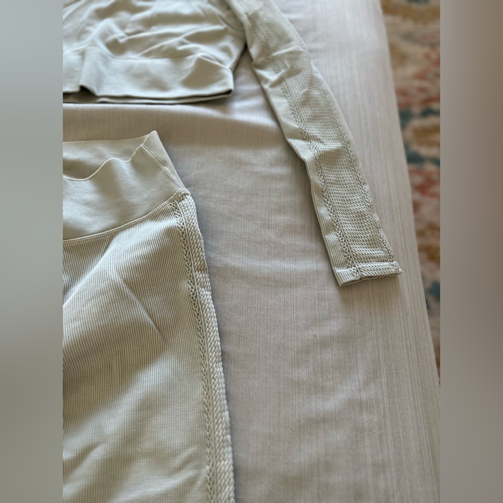 Sage green workout set
